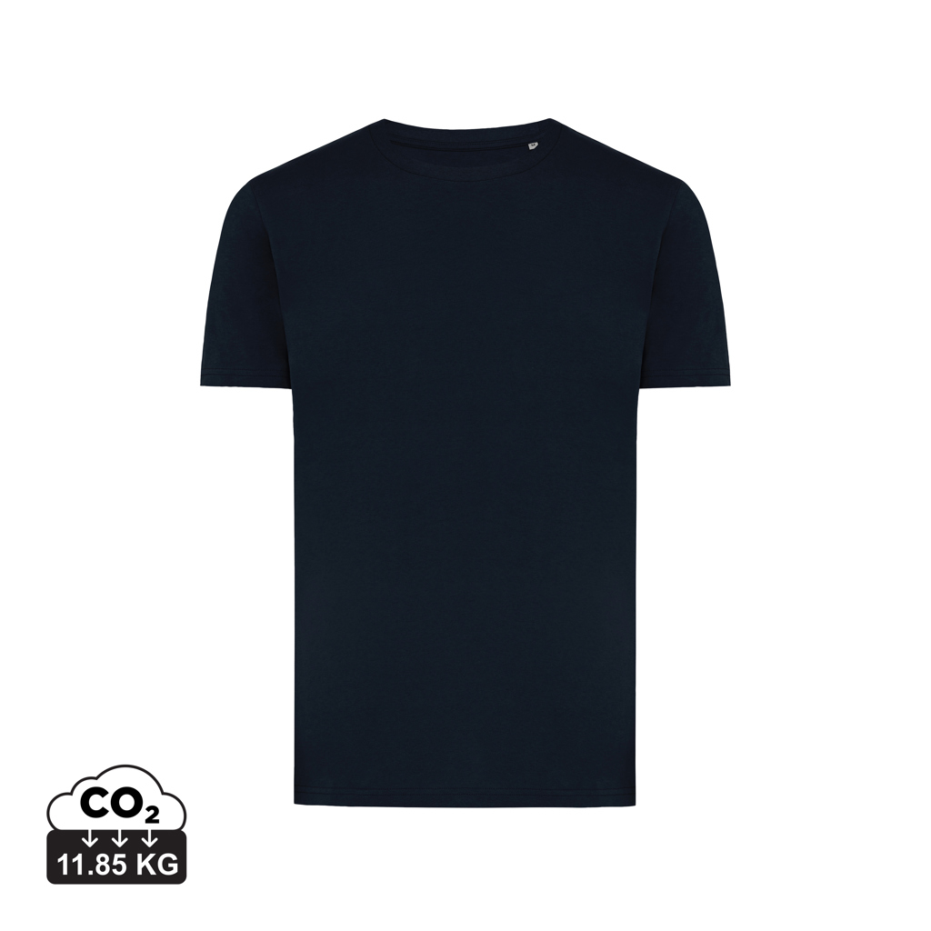 T-shirt personnalisable 180g unisexe Brett Iqoniq Bleu marine